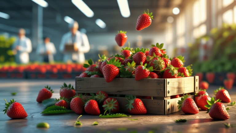 El Mercado Mundial de la Frutilla: Crecimiento, Innovación y Desafíos