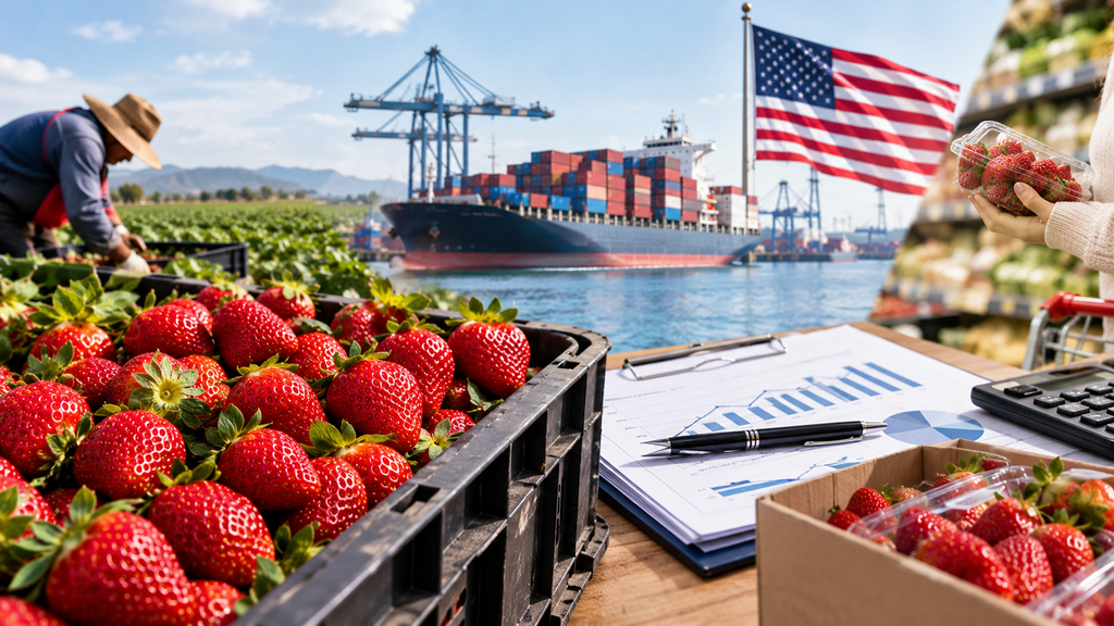 fresas mexicanas en Estados Unidos2