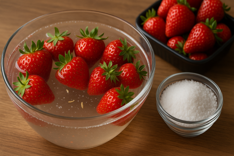 ¿Gusanos en tus Frutillas? El experimento viral con agua y sal que dejó a todos con la boca cerrada